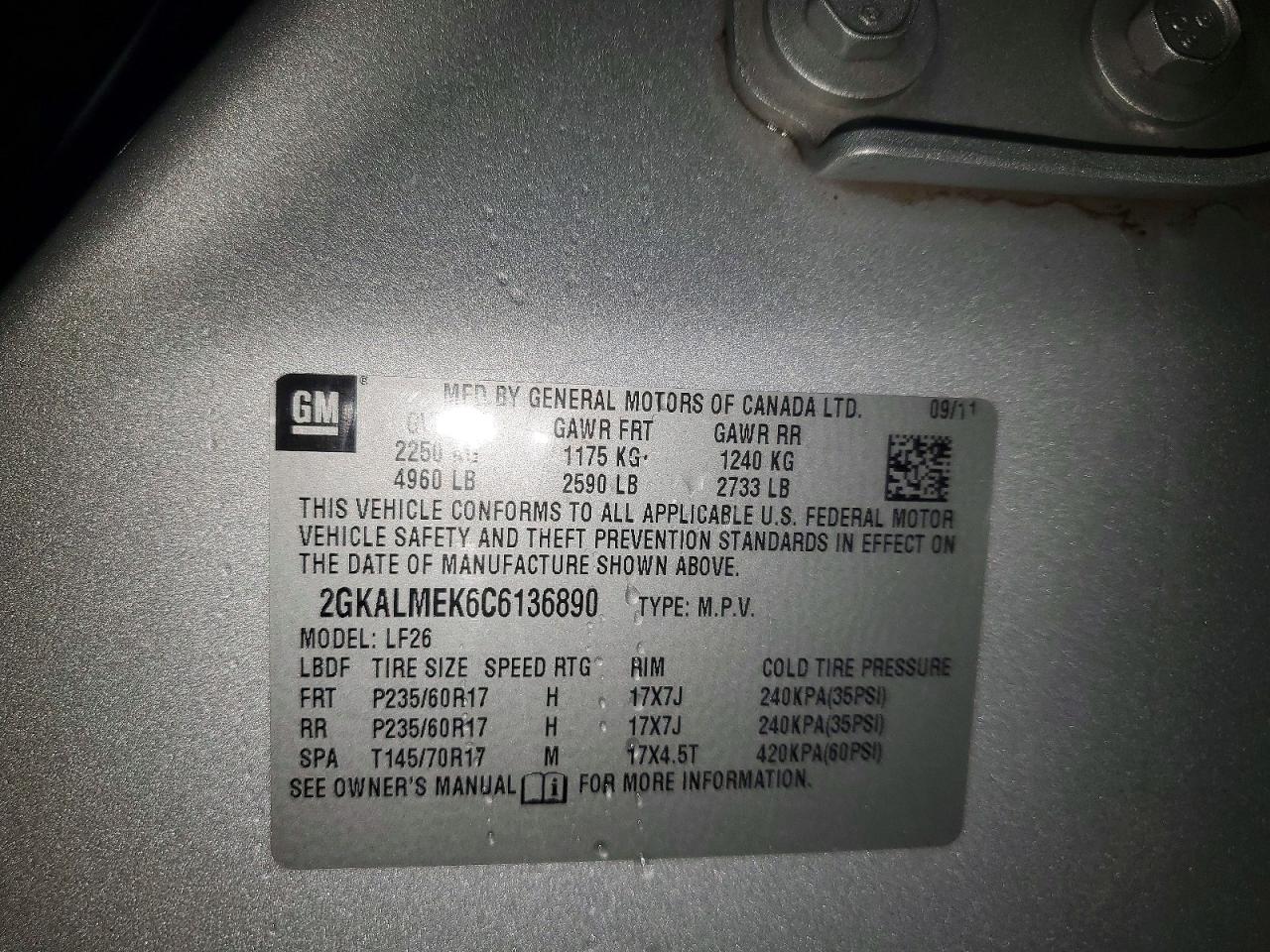 GMC Terrain Sle