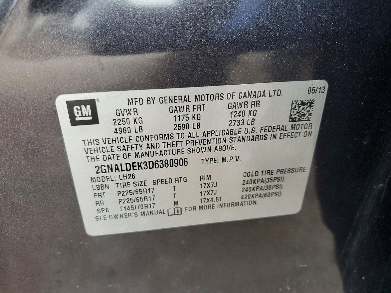 Chevrolet Equinox Lt