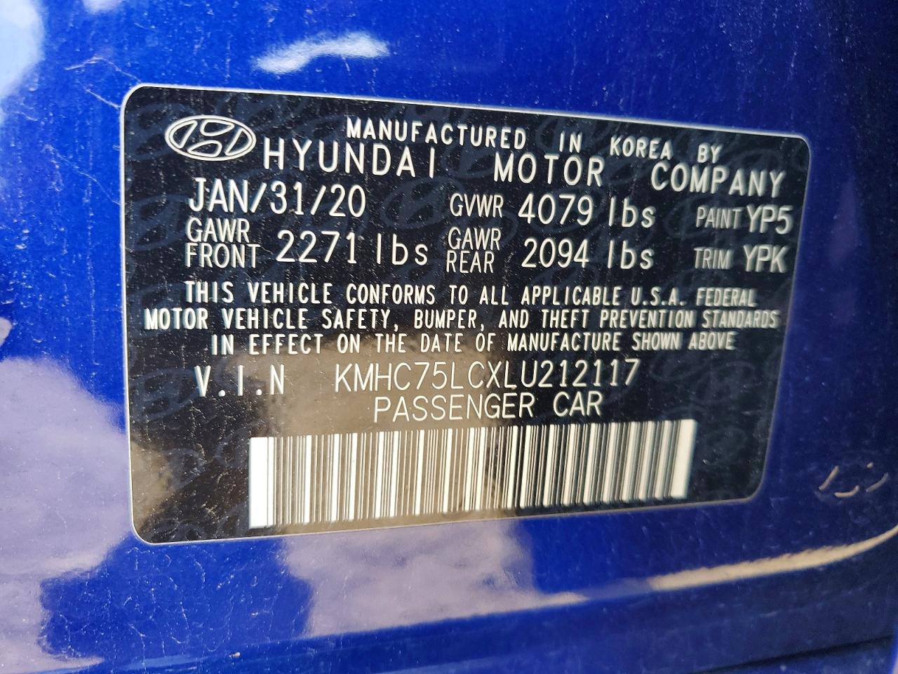 Hyundai Ioniq Se