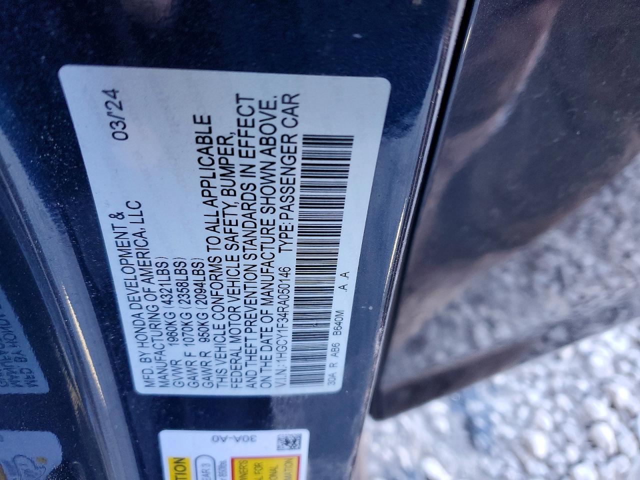 Honda Accord Ex