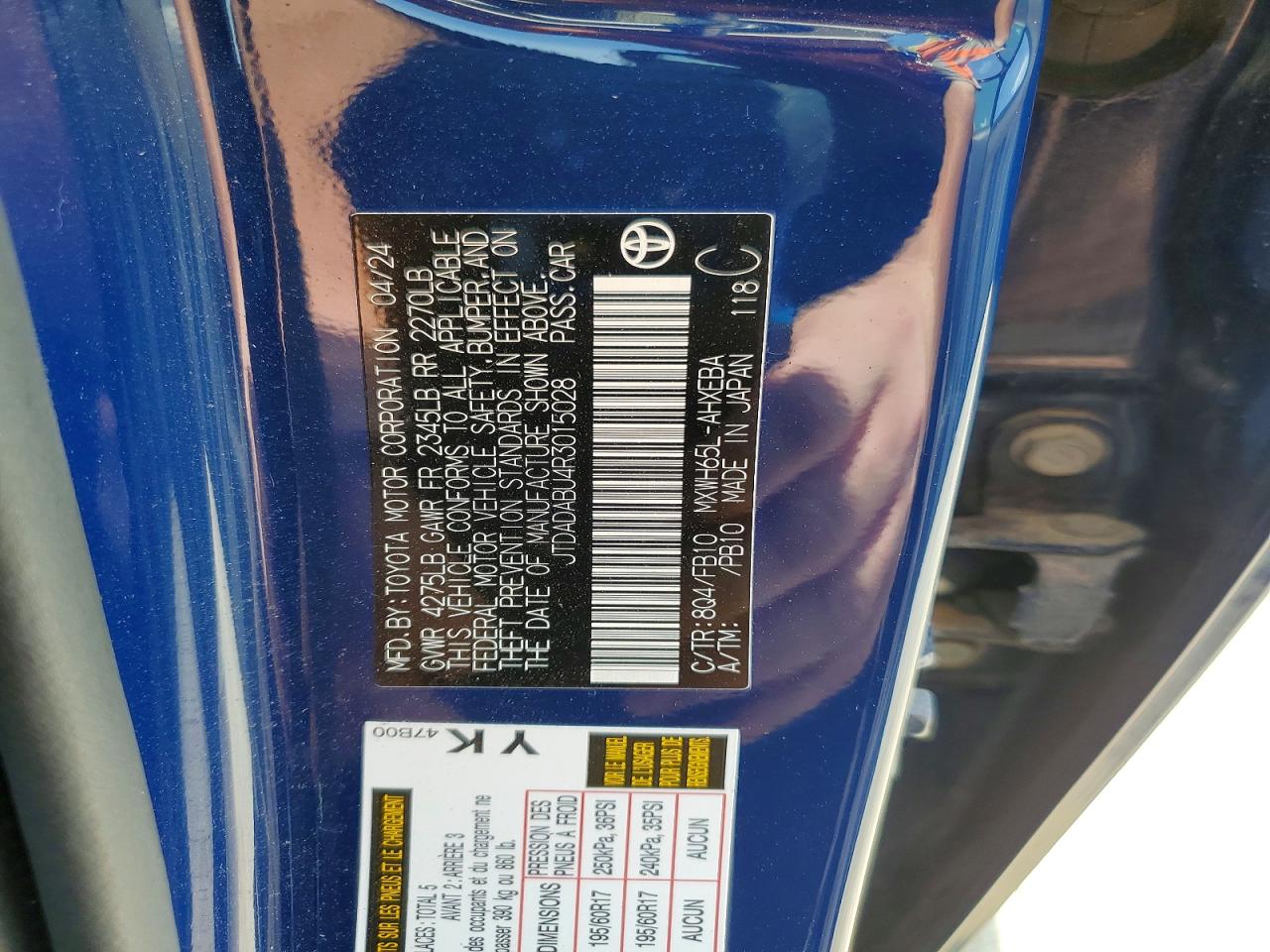 Toyota Prius Le