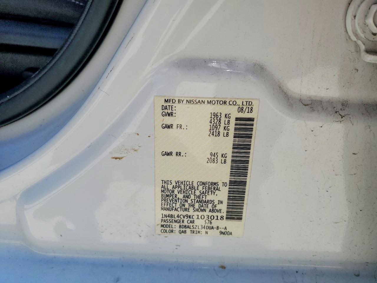 Nissan Altima Sr