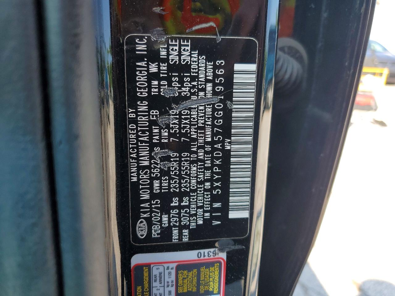 Kia Sorento Sx V6