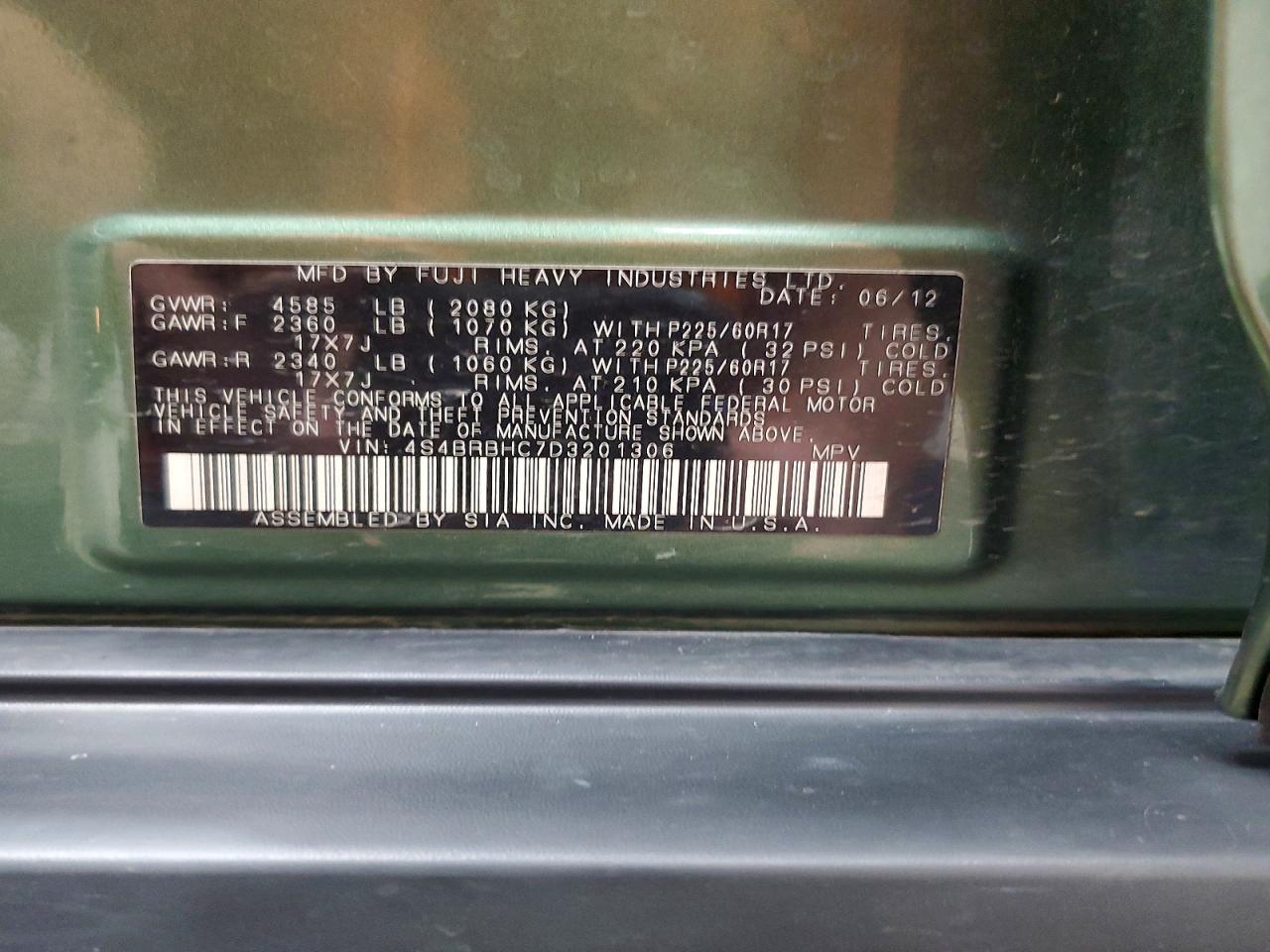 Subaru Outback 2.5i Premium