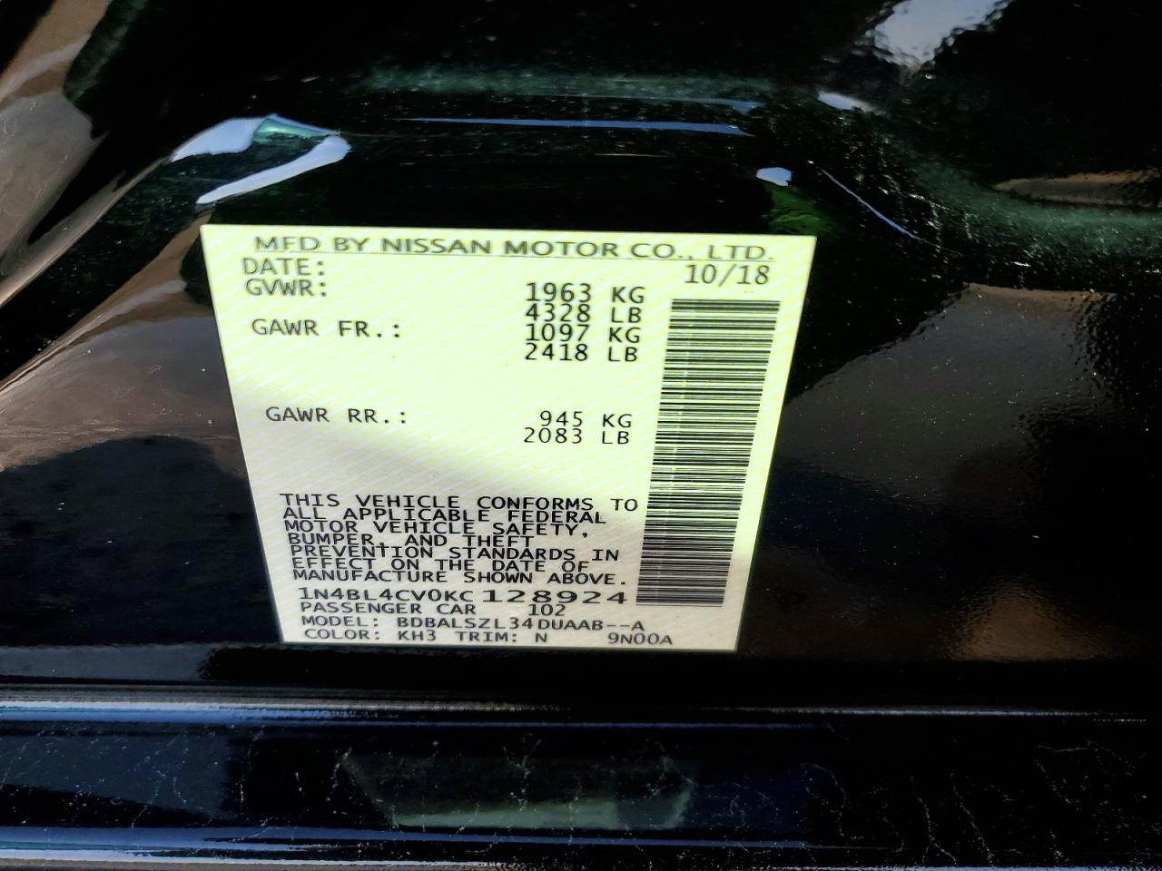 Nissan Altima 2.5 Sr