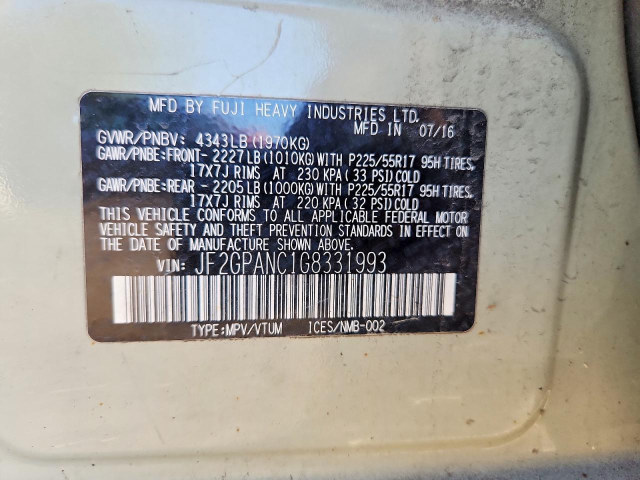 Subaru Crosstrek Limited