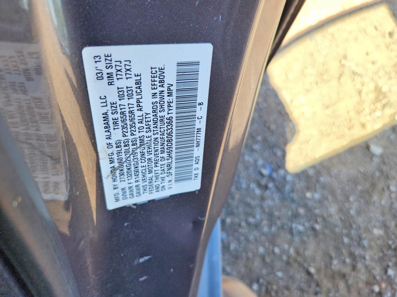 Honda Odyssey Exl