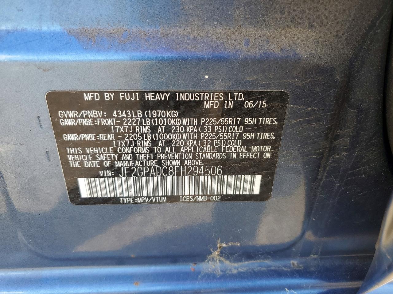 Subaru Xv 2.0 Premium