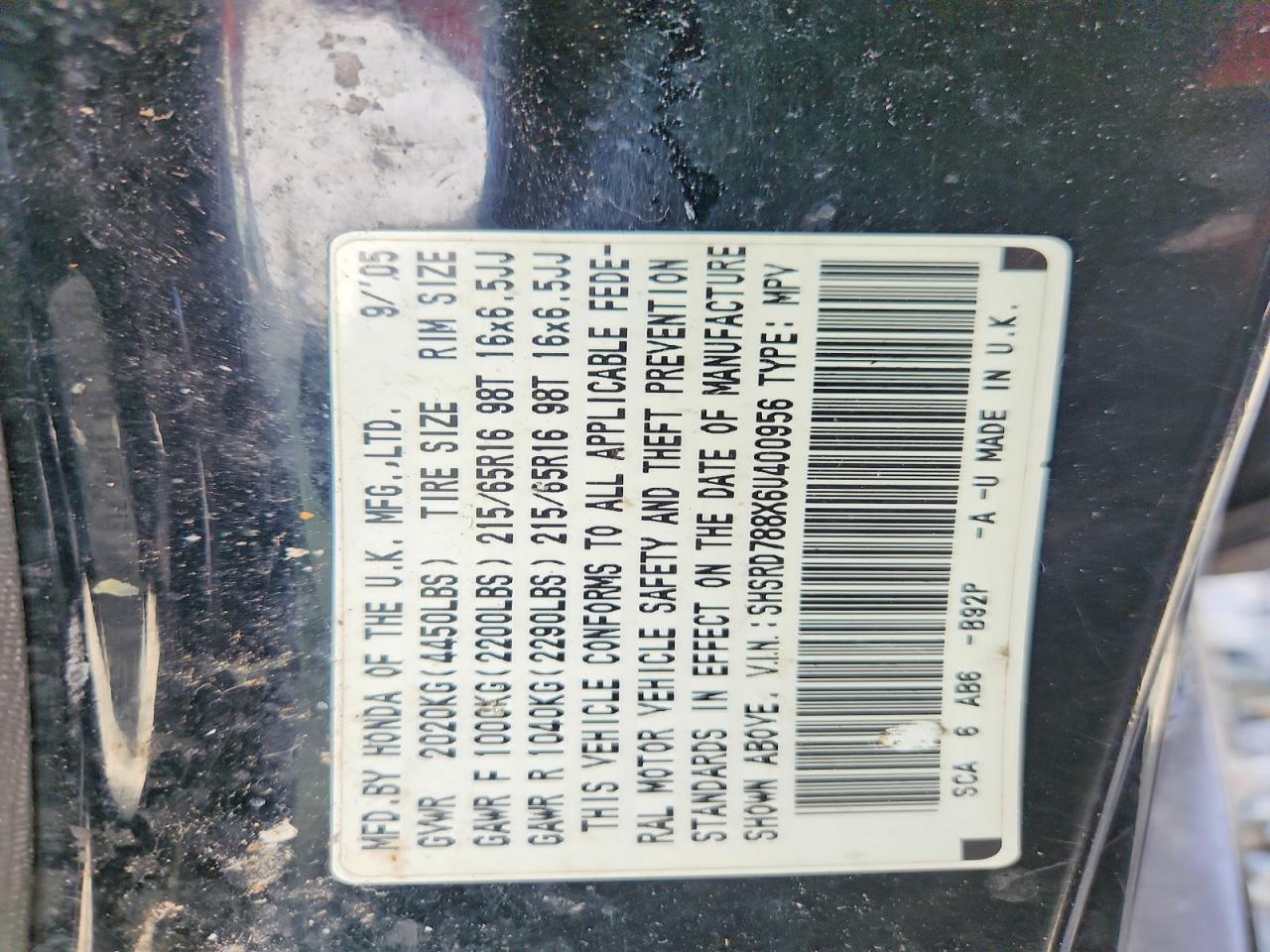 Honda Crv Ex