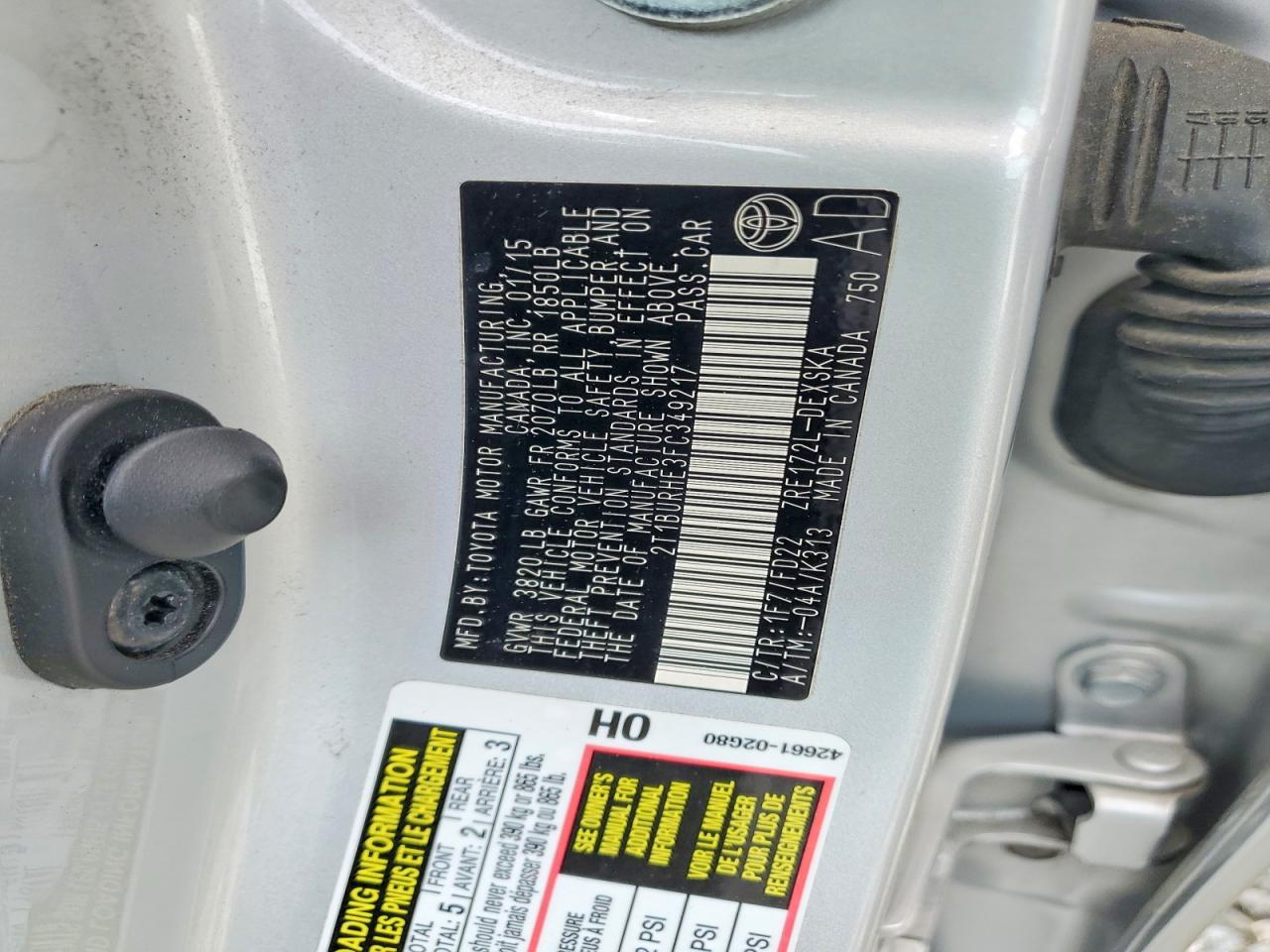 Toyota Corolla S Plus