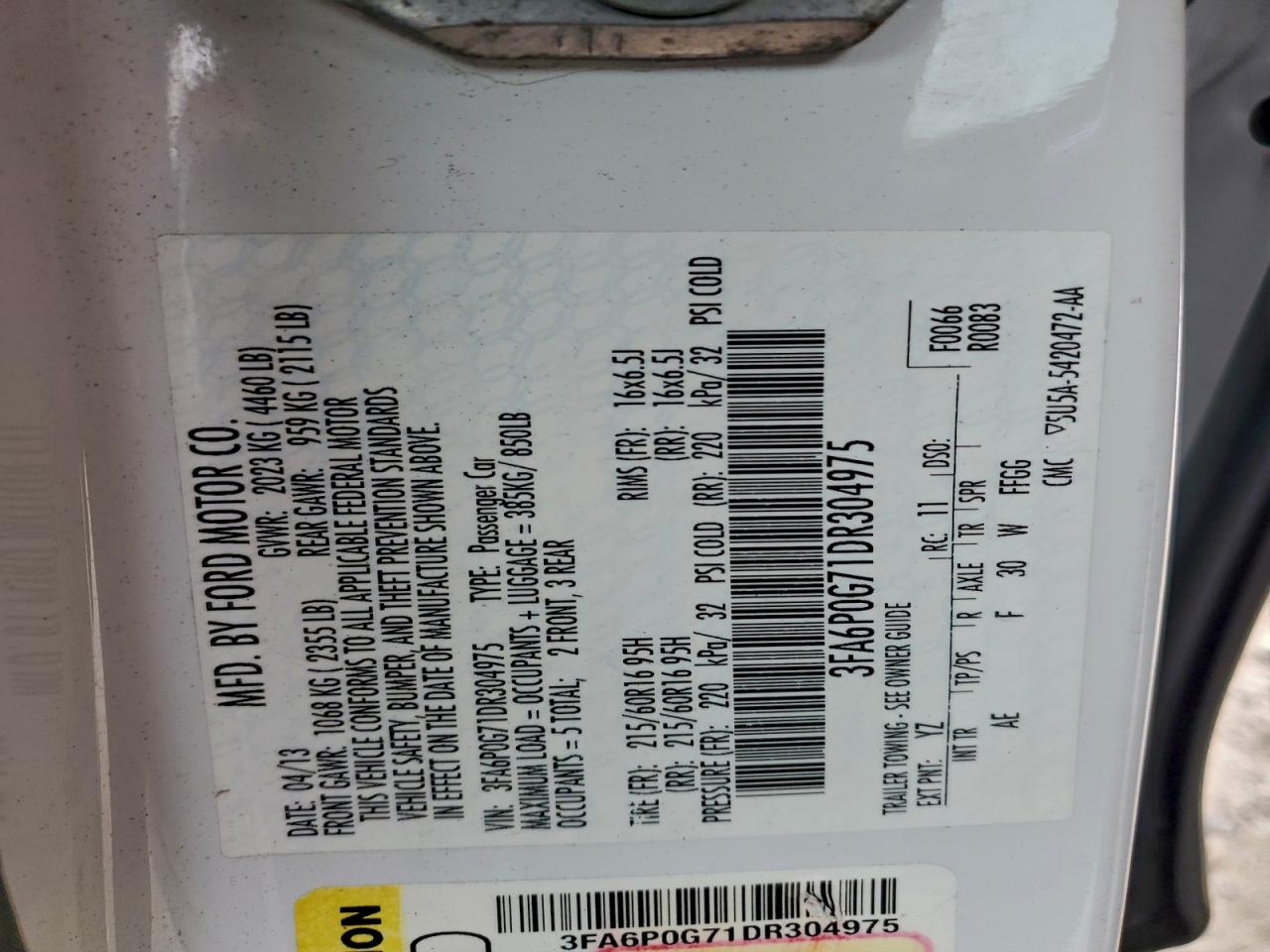 Ford Fusion S