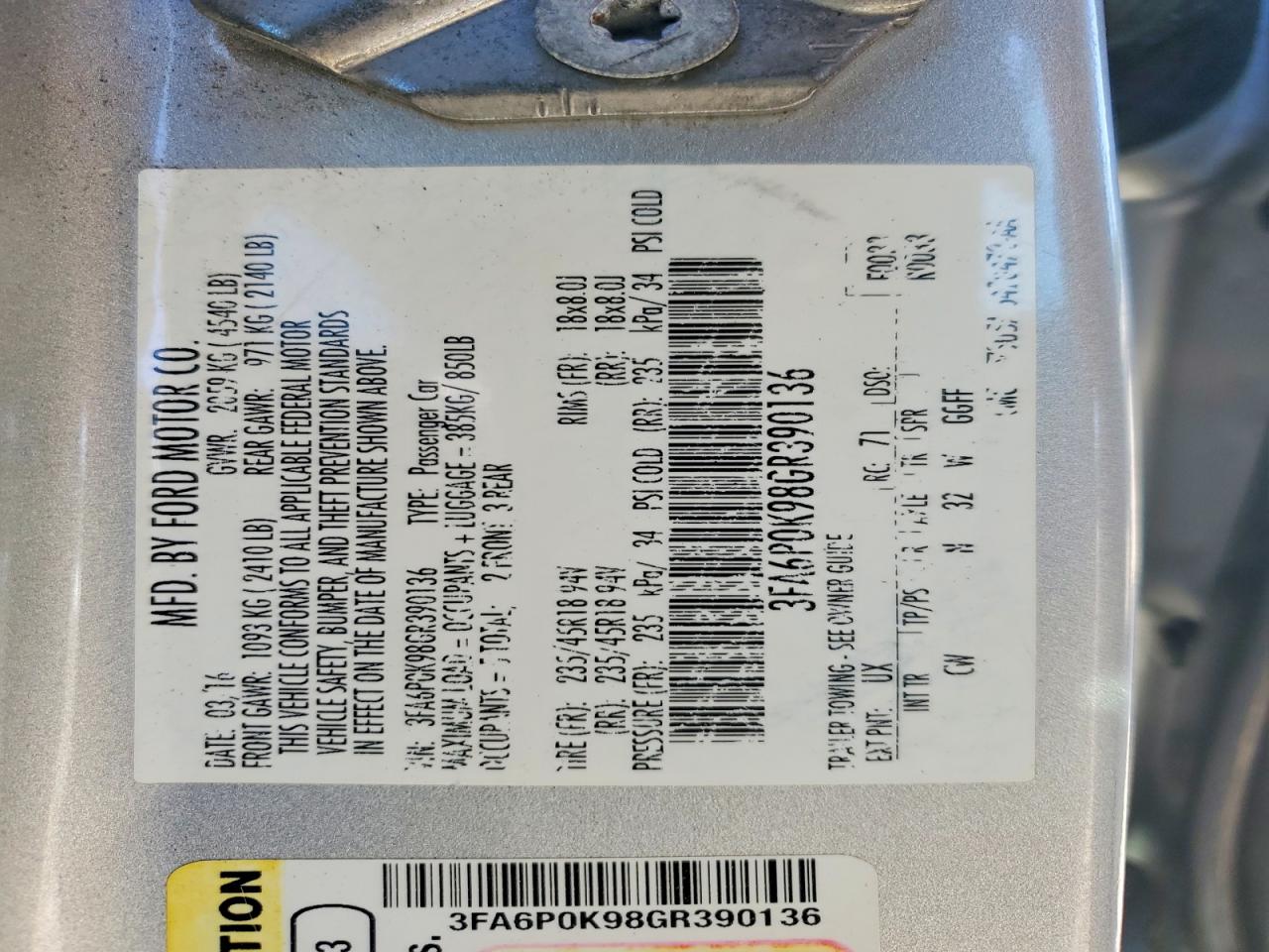 Ford Fusion Titanium