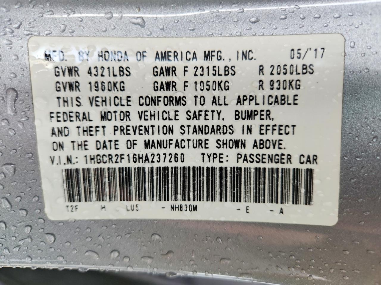 Honda Accord Sport Special Edition