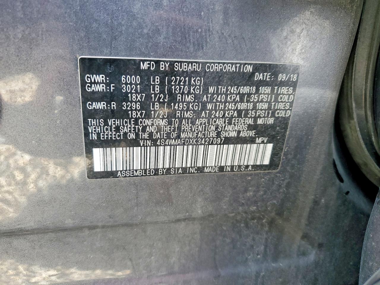 Subaru Ascent Premium