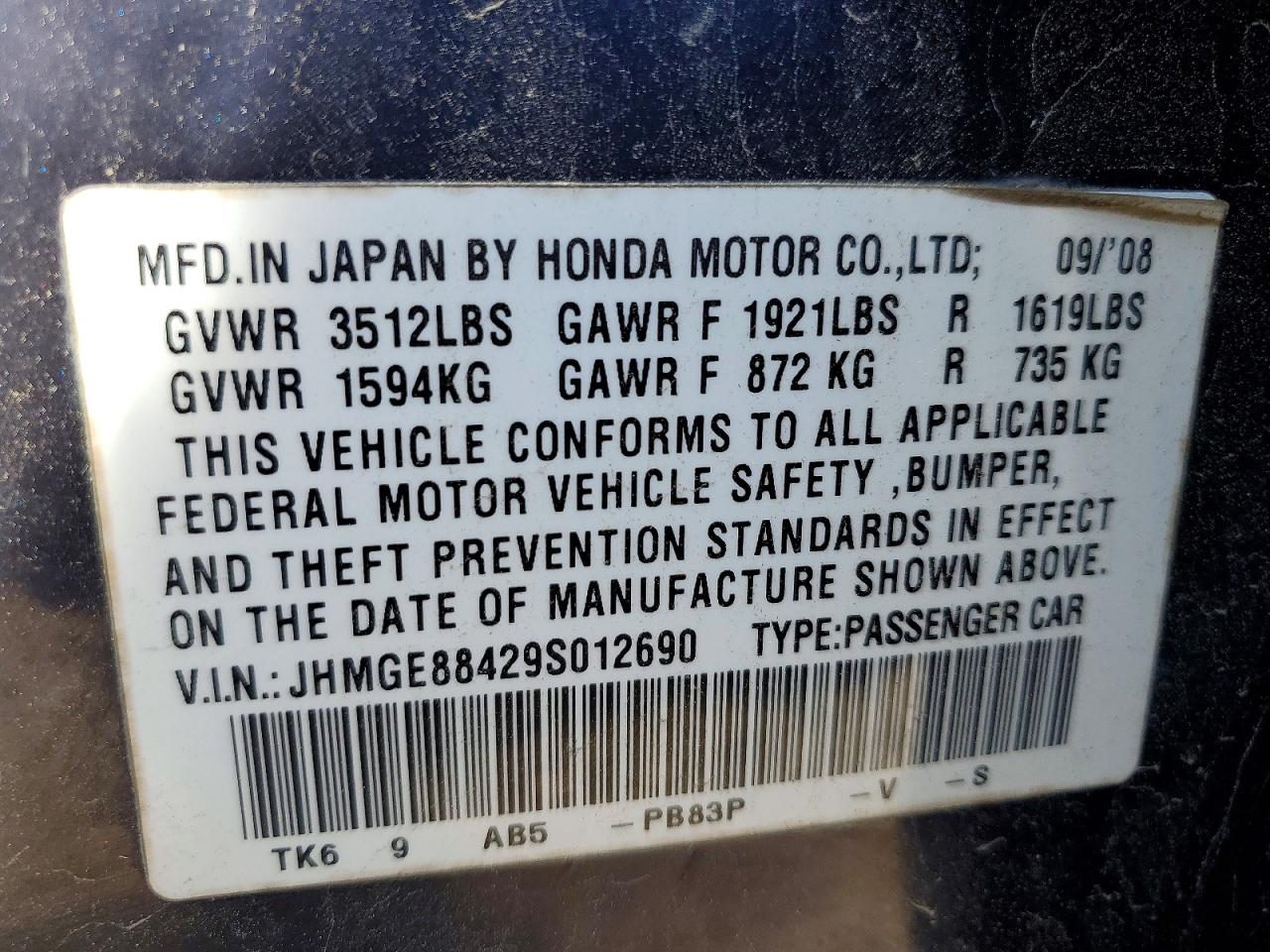 Honda Fit Sport
