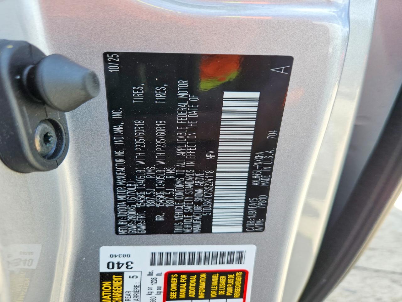 Toyota Sienna Xle 7-passenger