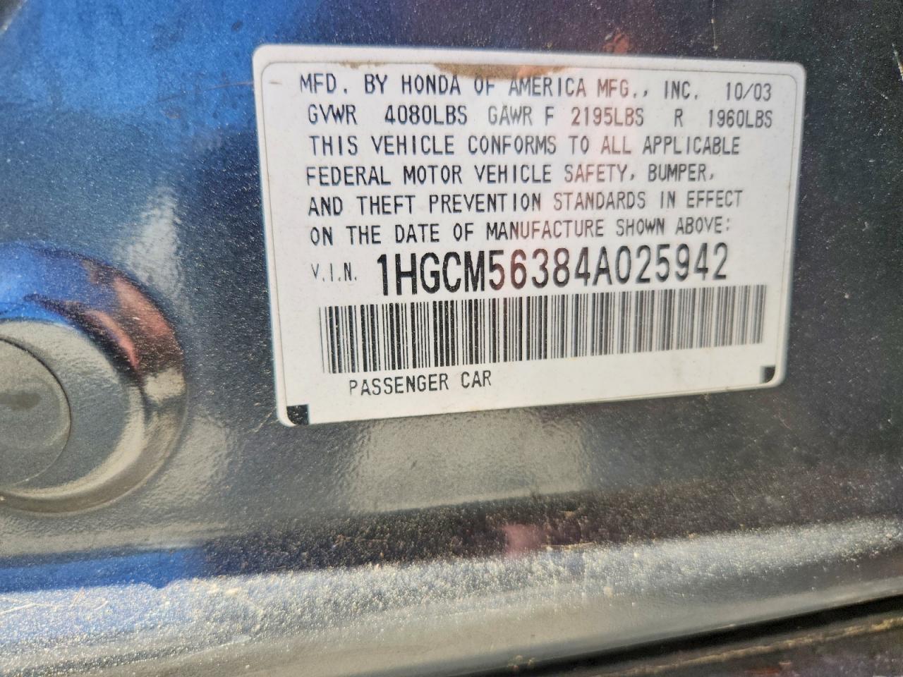 Honda Accord Lx