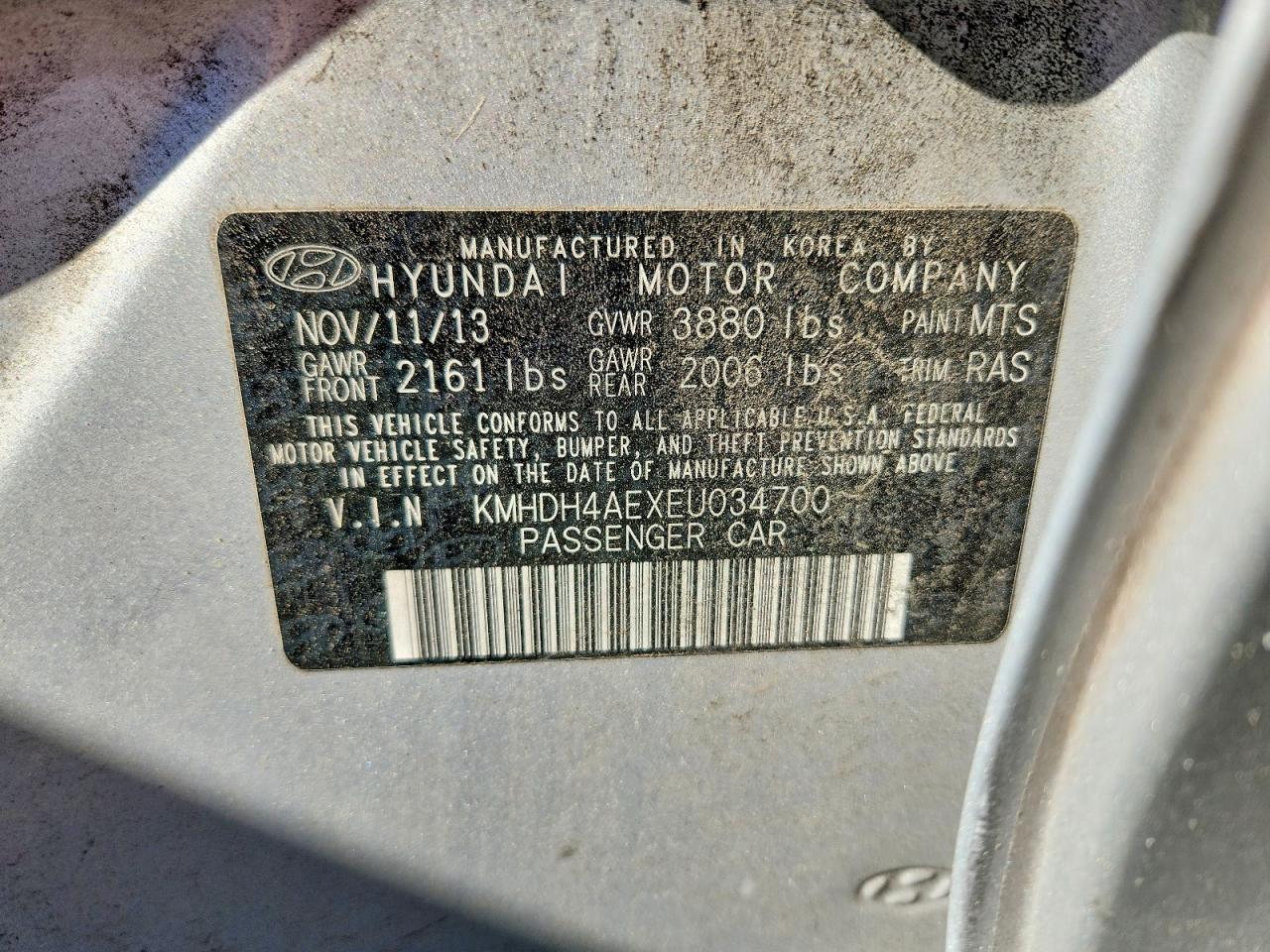 Hyundai ELANTRA Se