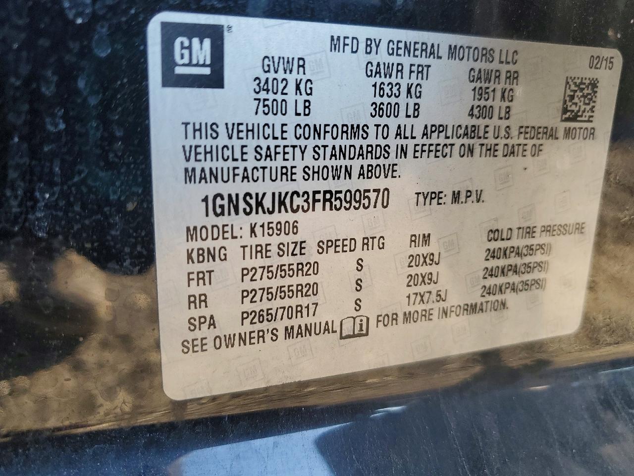 Chevrolet Suburban K1500 Lt