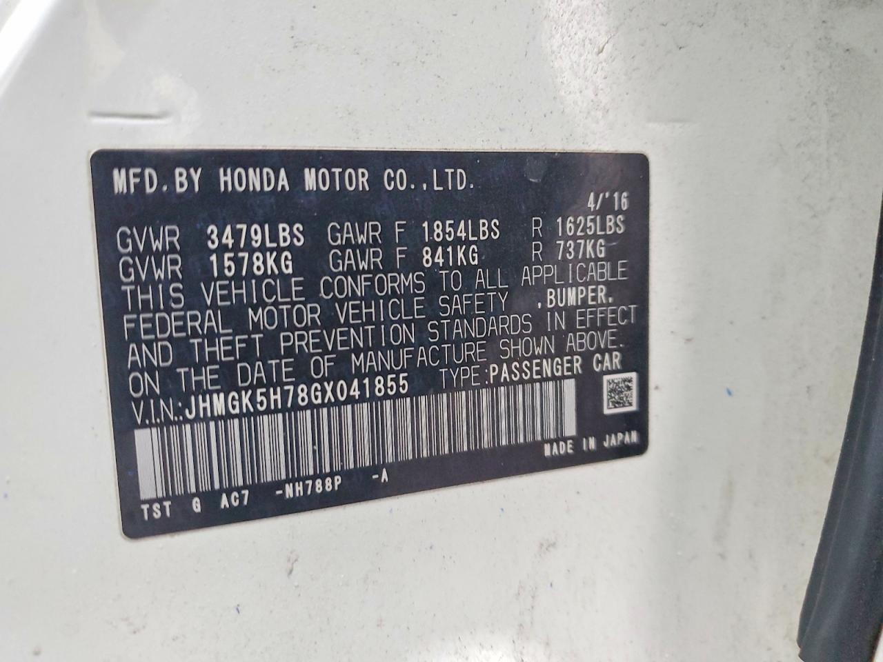 Honda Fit Ex