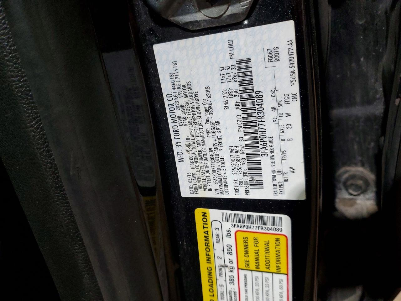 Ford Fusion Se