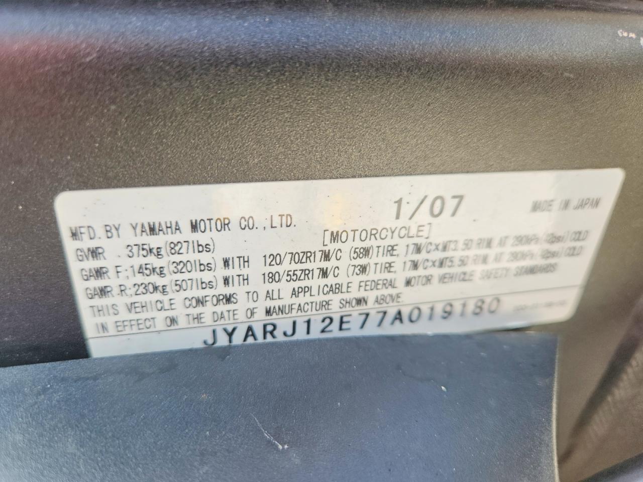 Yamaha Yzf L