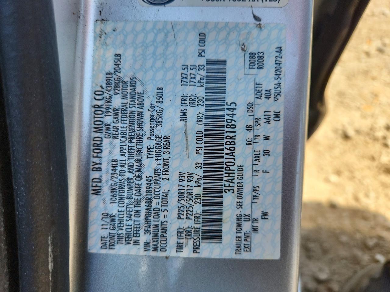 Ford Fusion Sel