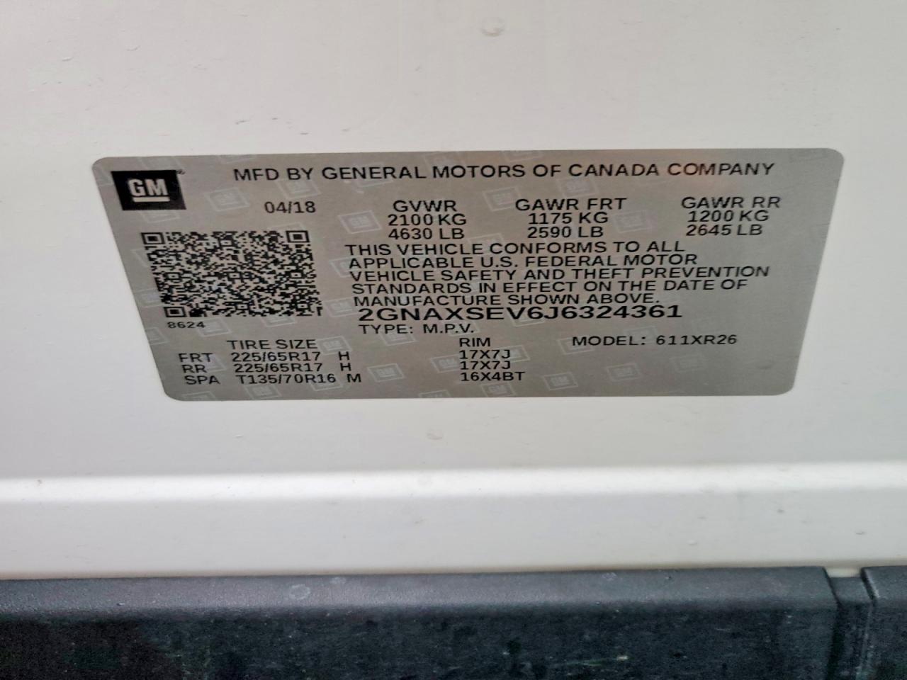 Chevrolet Equinox Lt