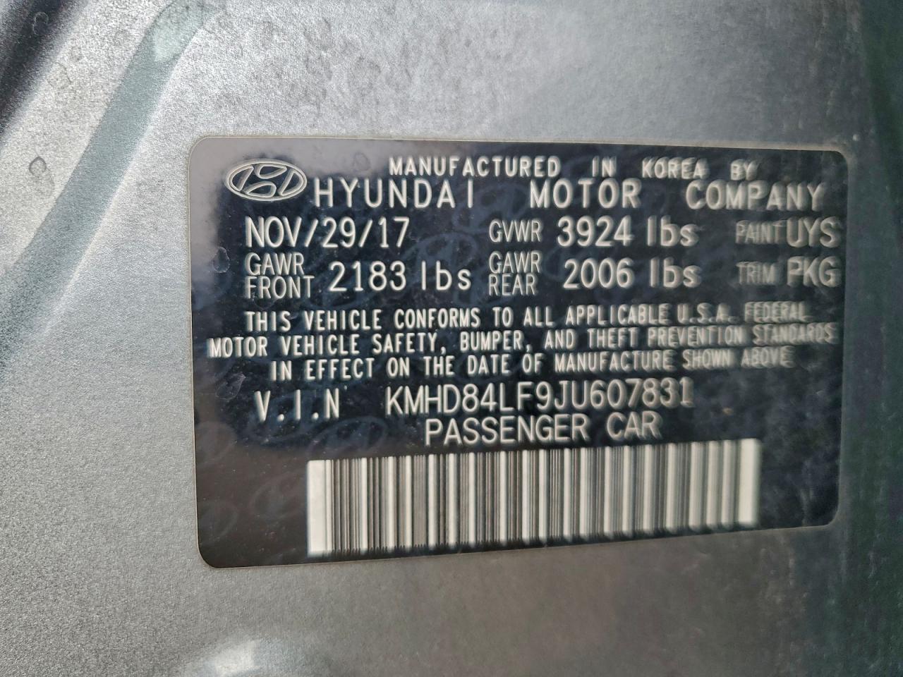 Hyundai ELANTRA Sel
