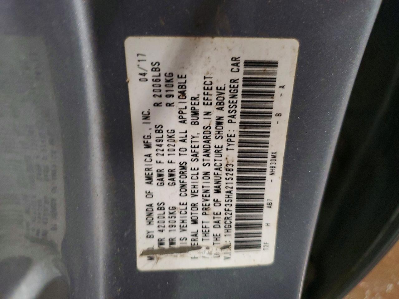 Honda Accord Lx