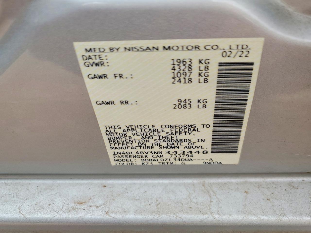 Nissan Altima S