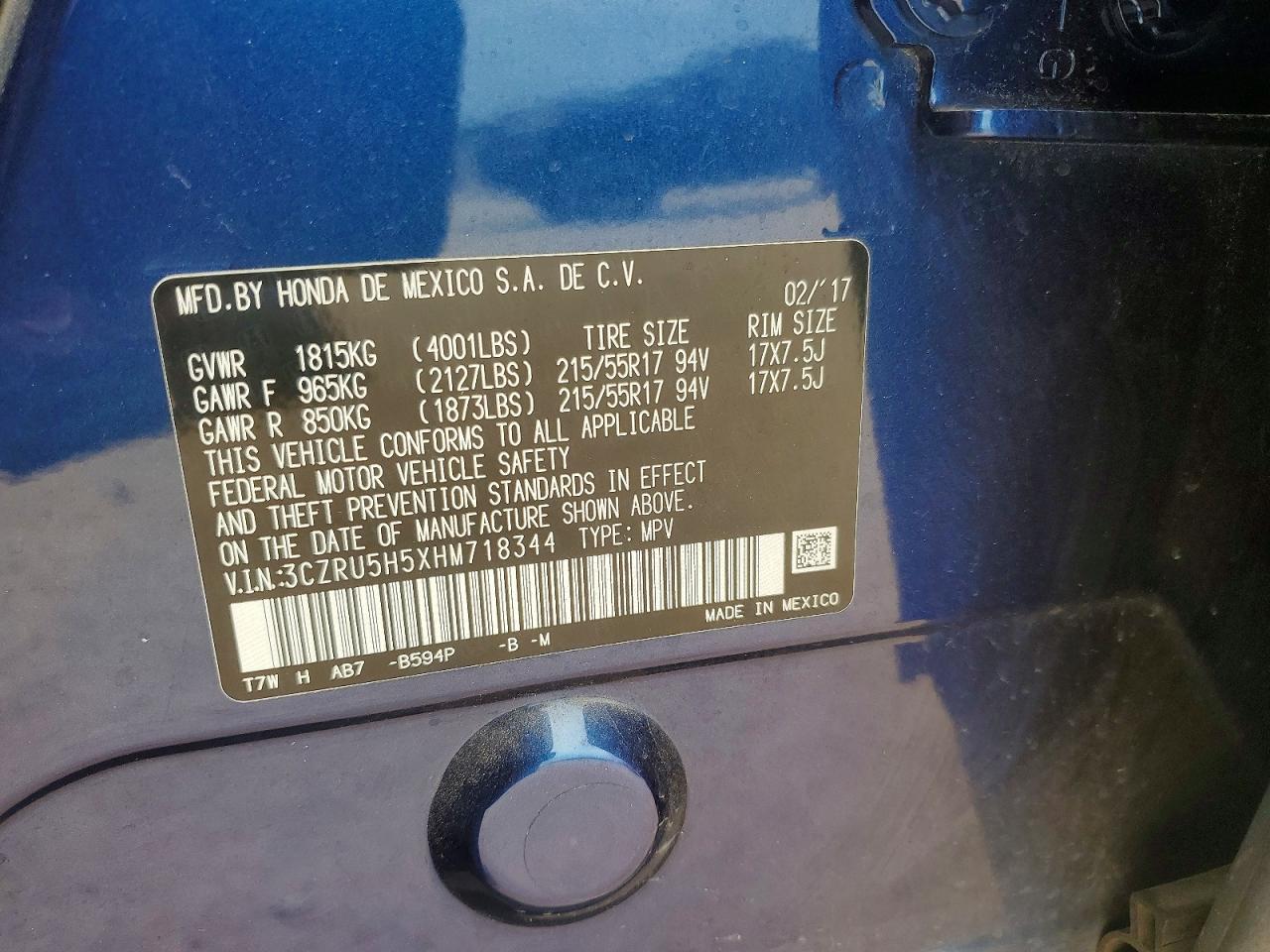 Honda HR-V Ex