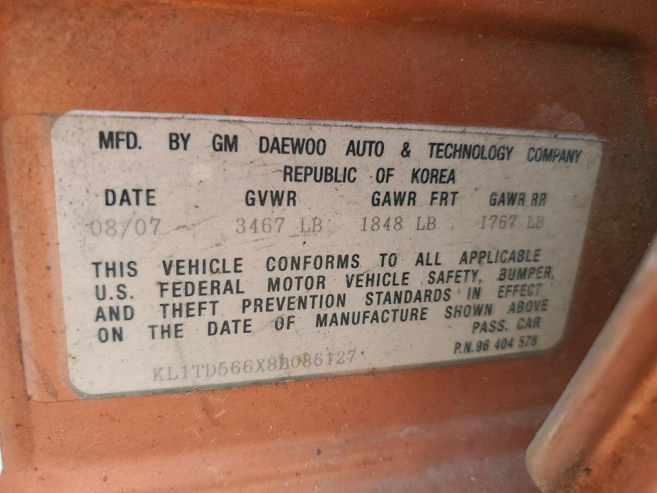 Chevrolet Aveo Base