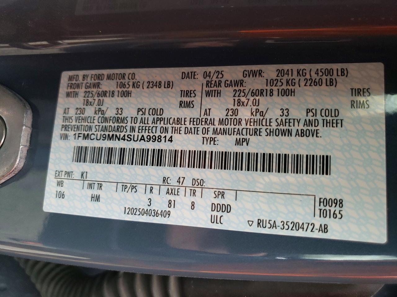 Ford Escape St Line