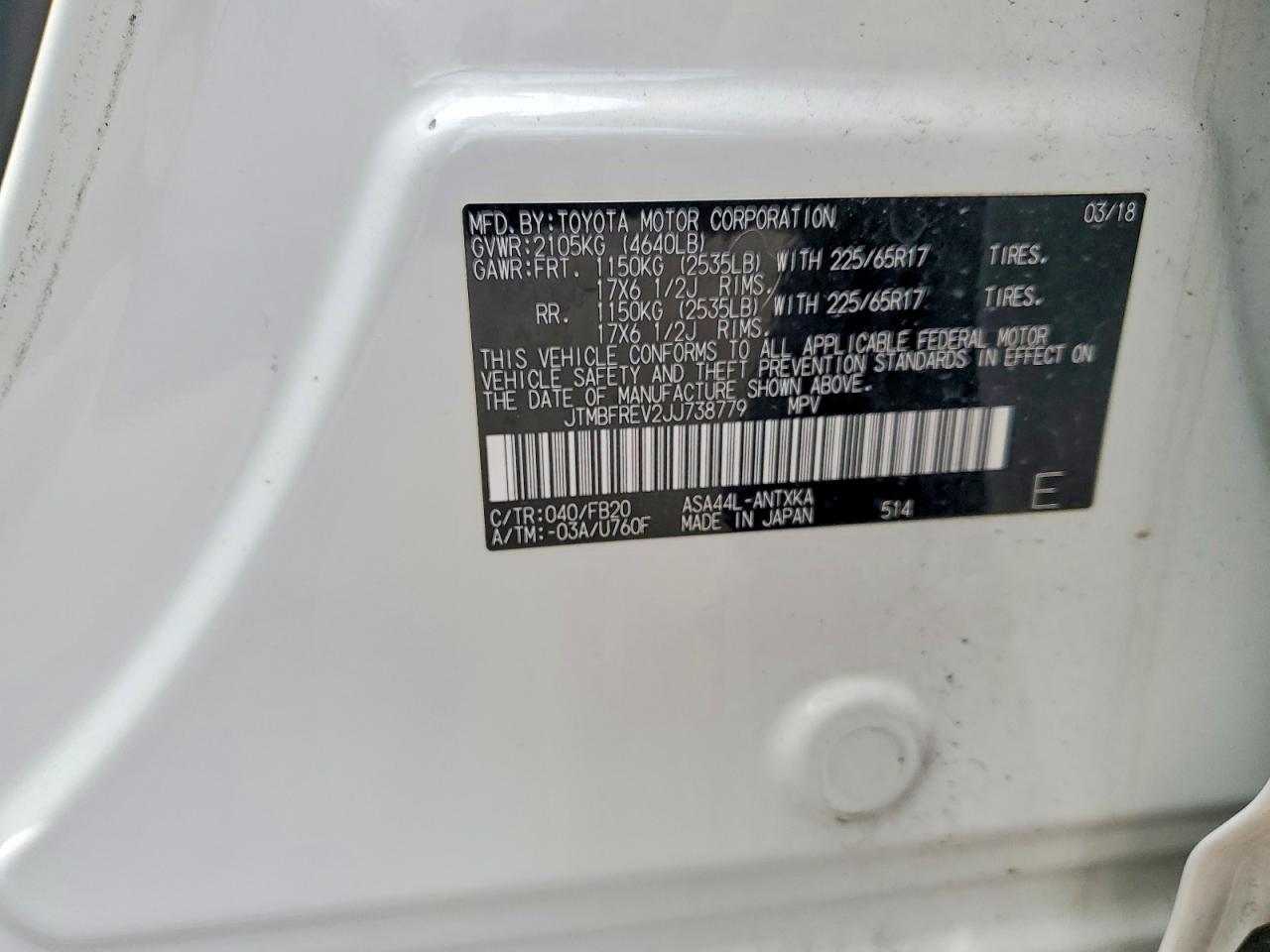 Toyota RAV4 Le