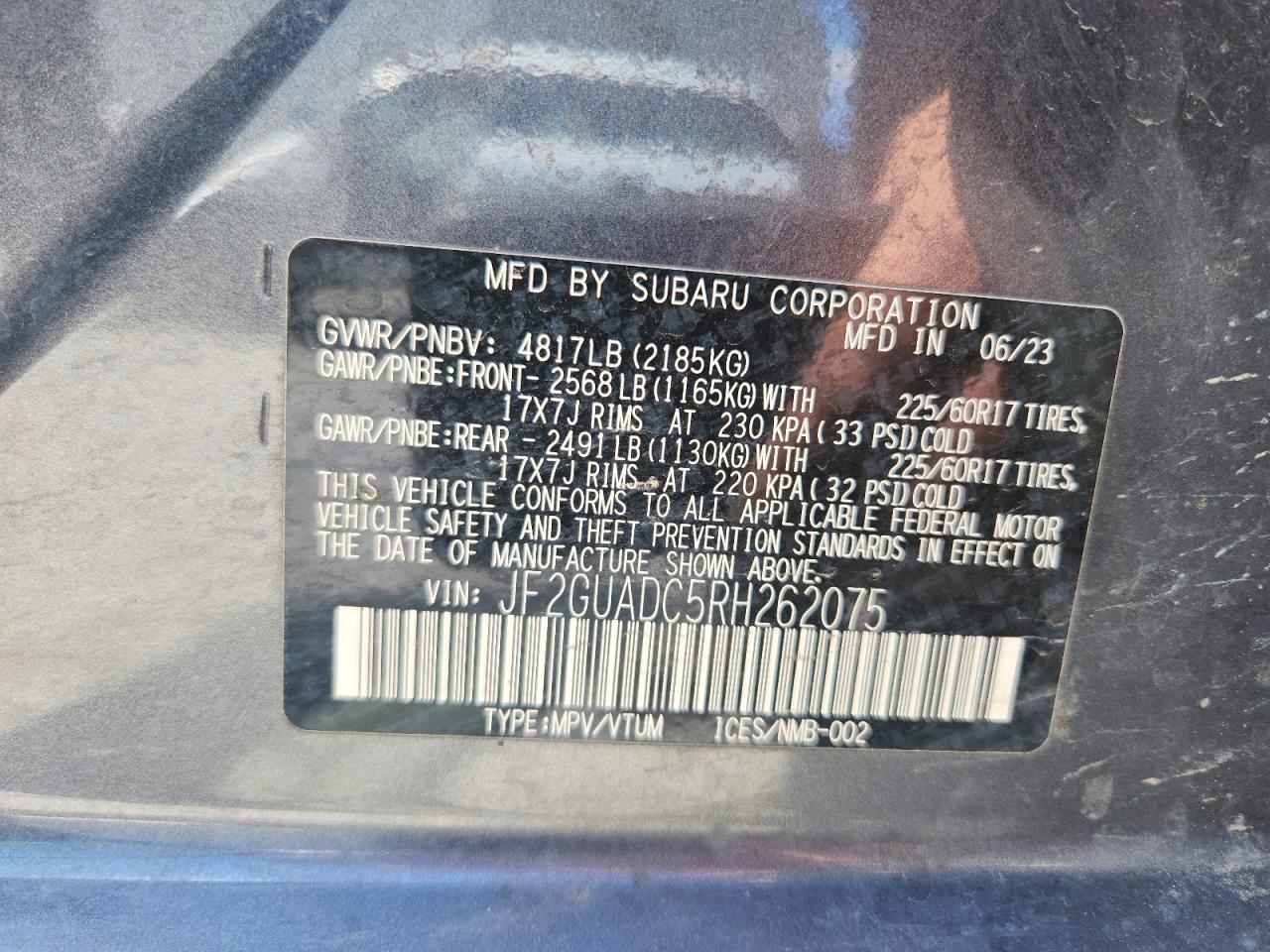 Subaru Crosstrek Premium