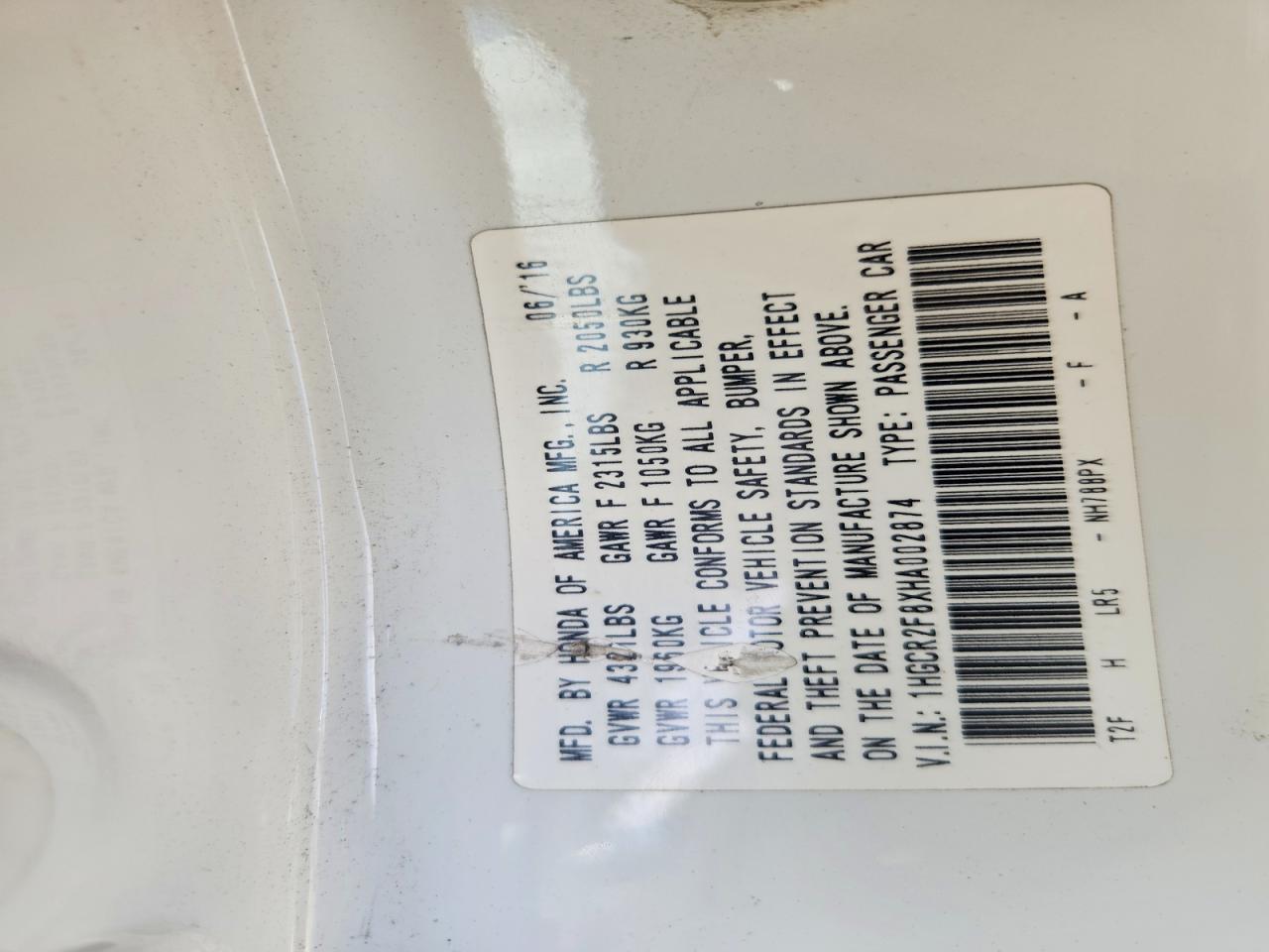Honda Accord Exl