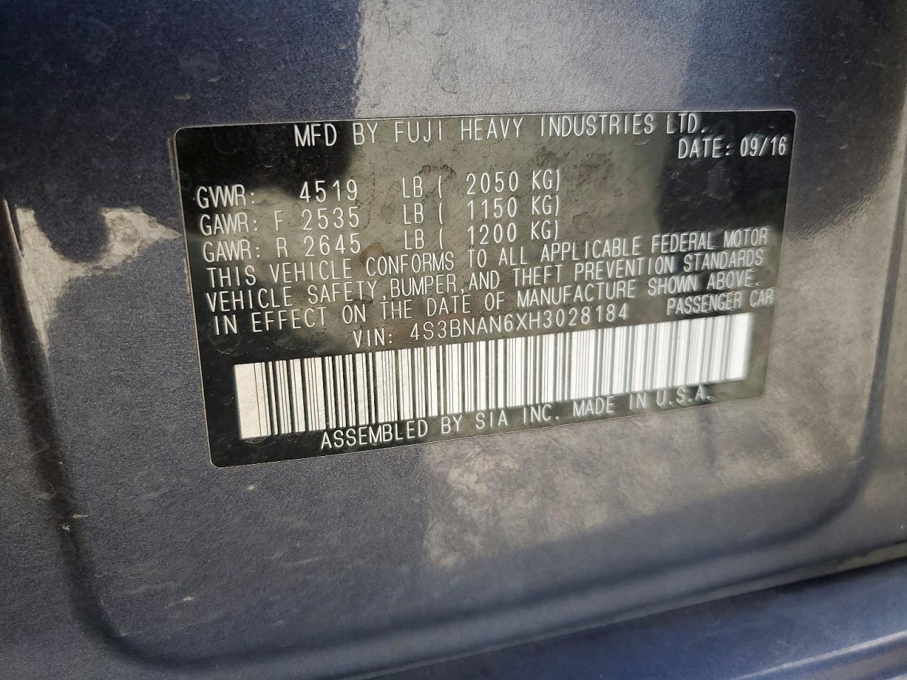 Subaru Legacy 2.5i Limited