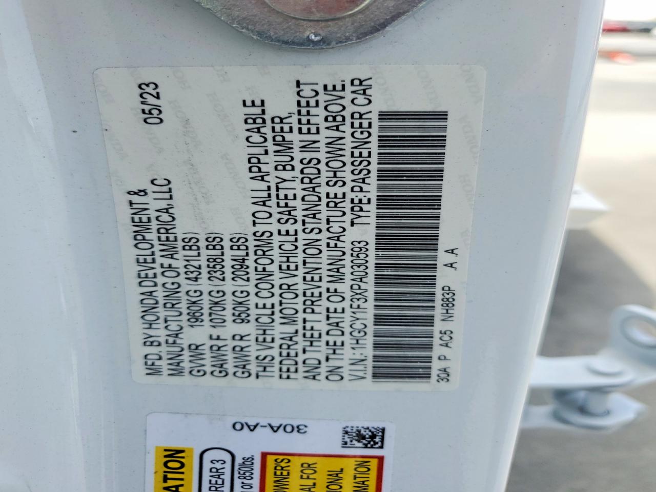 Honda Accord Ex