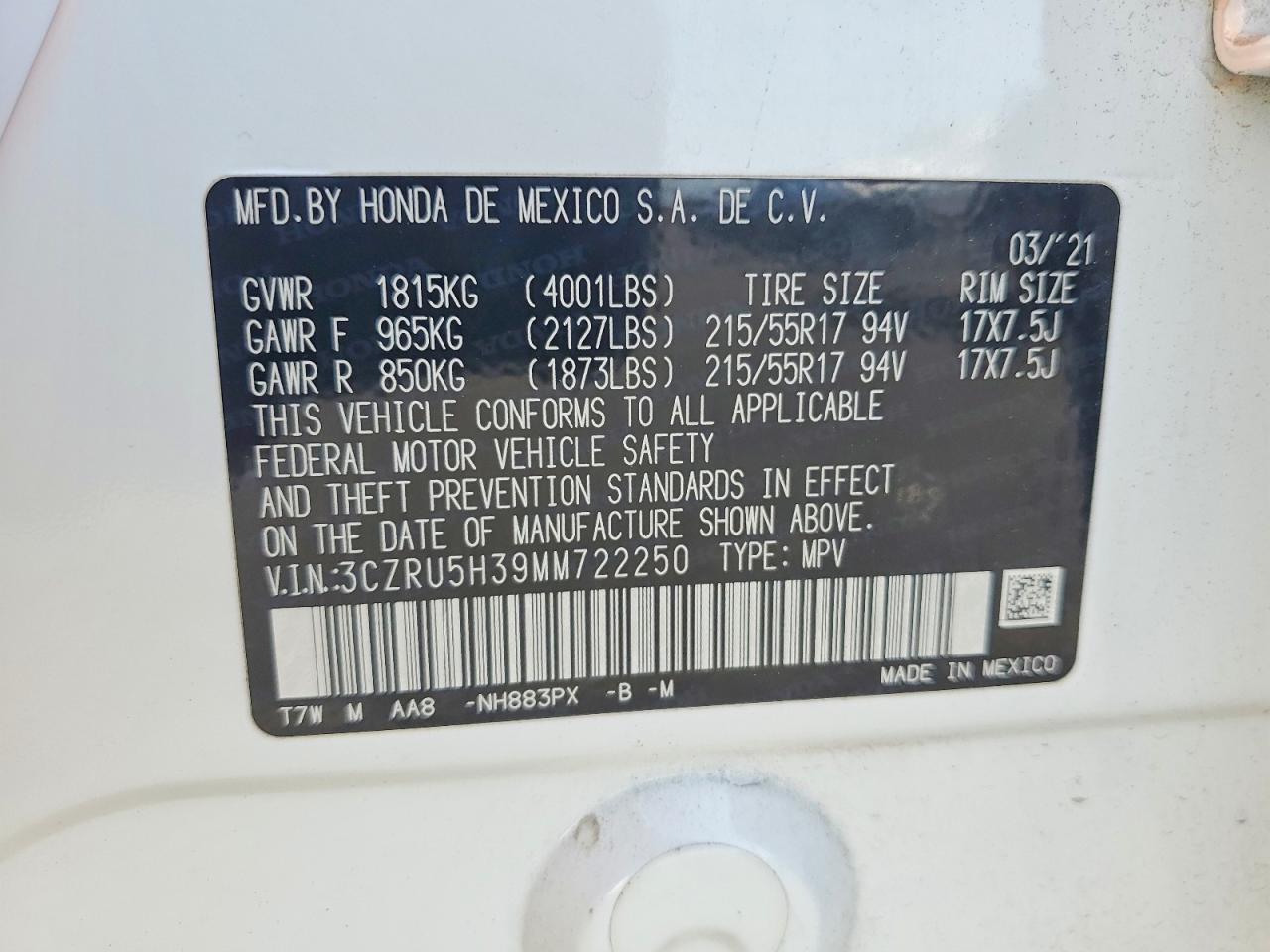 Honda HR-V Lx