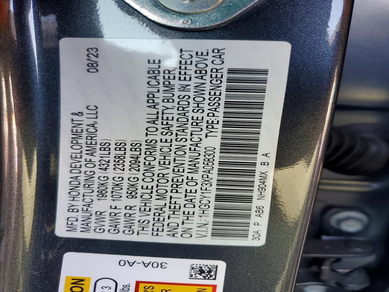 Honda Accord Ex