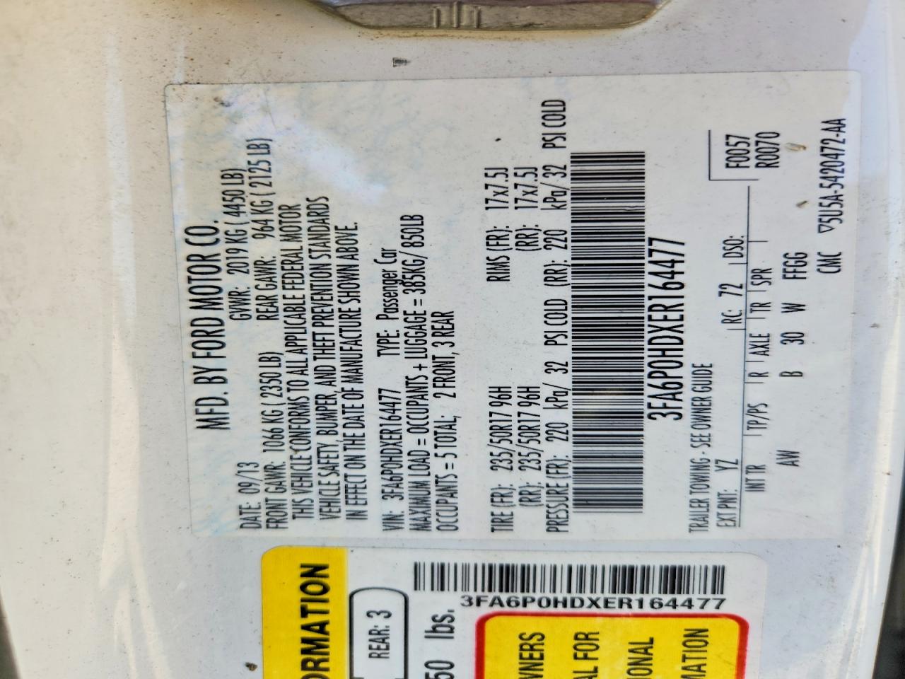 Ford Fusion Se