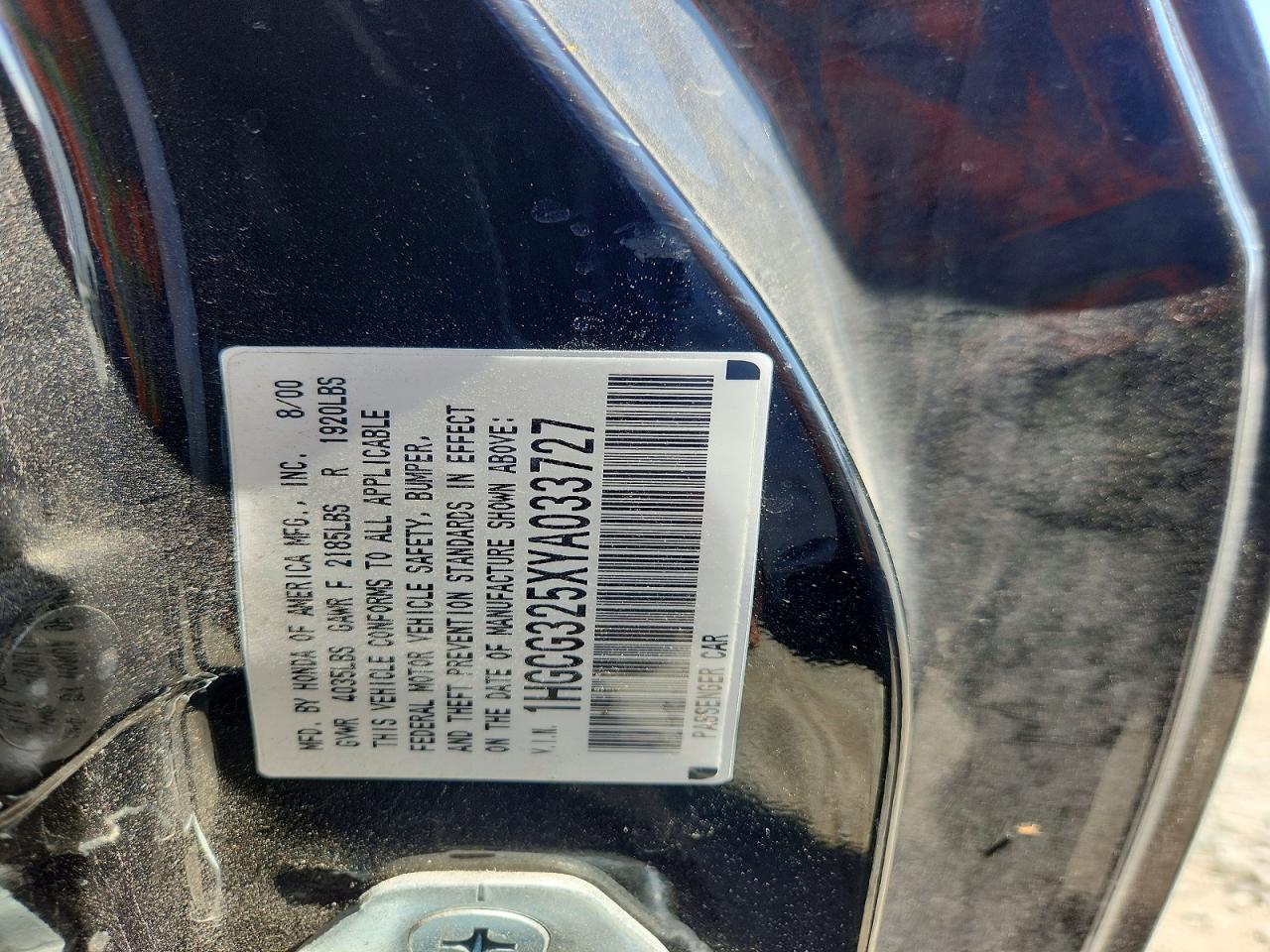 Honda Accord Ex