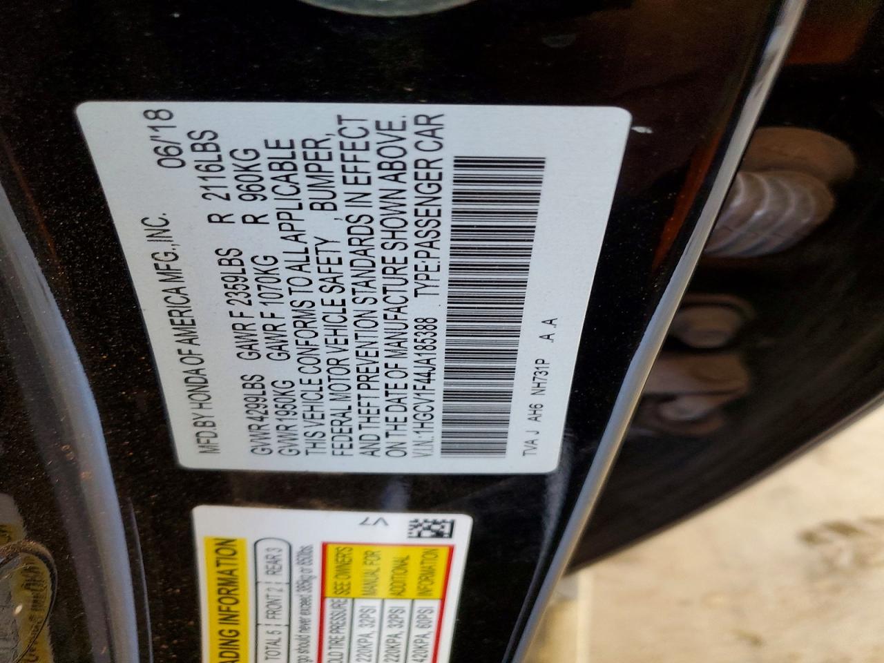Honda Accord Ex