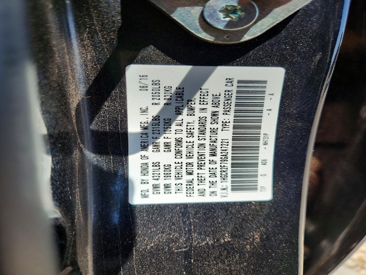Honda Accord Ex