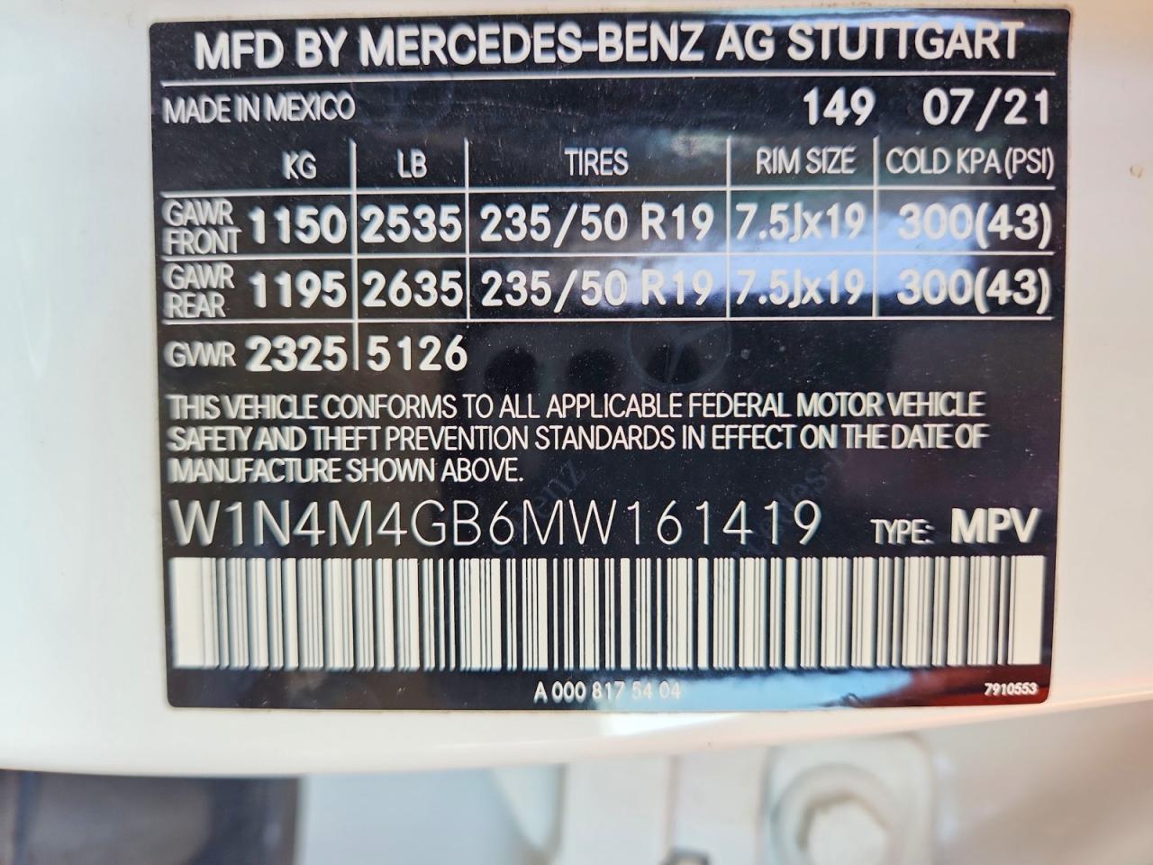 Mercedes-Benz GLB 250