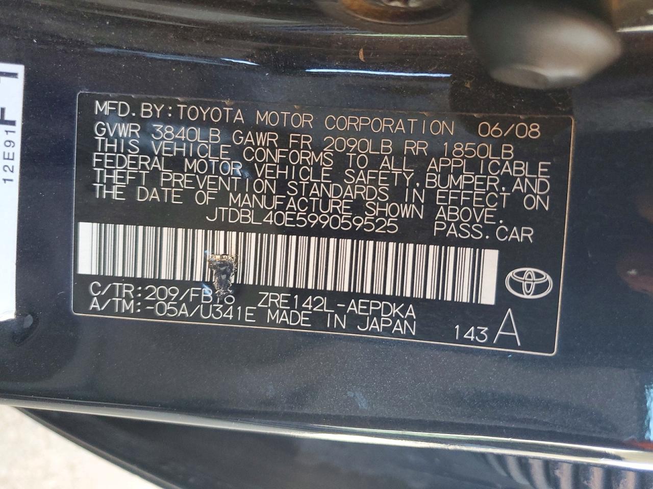 Toyota Corolla Le