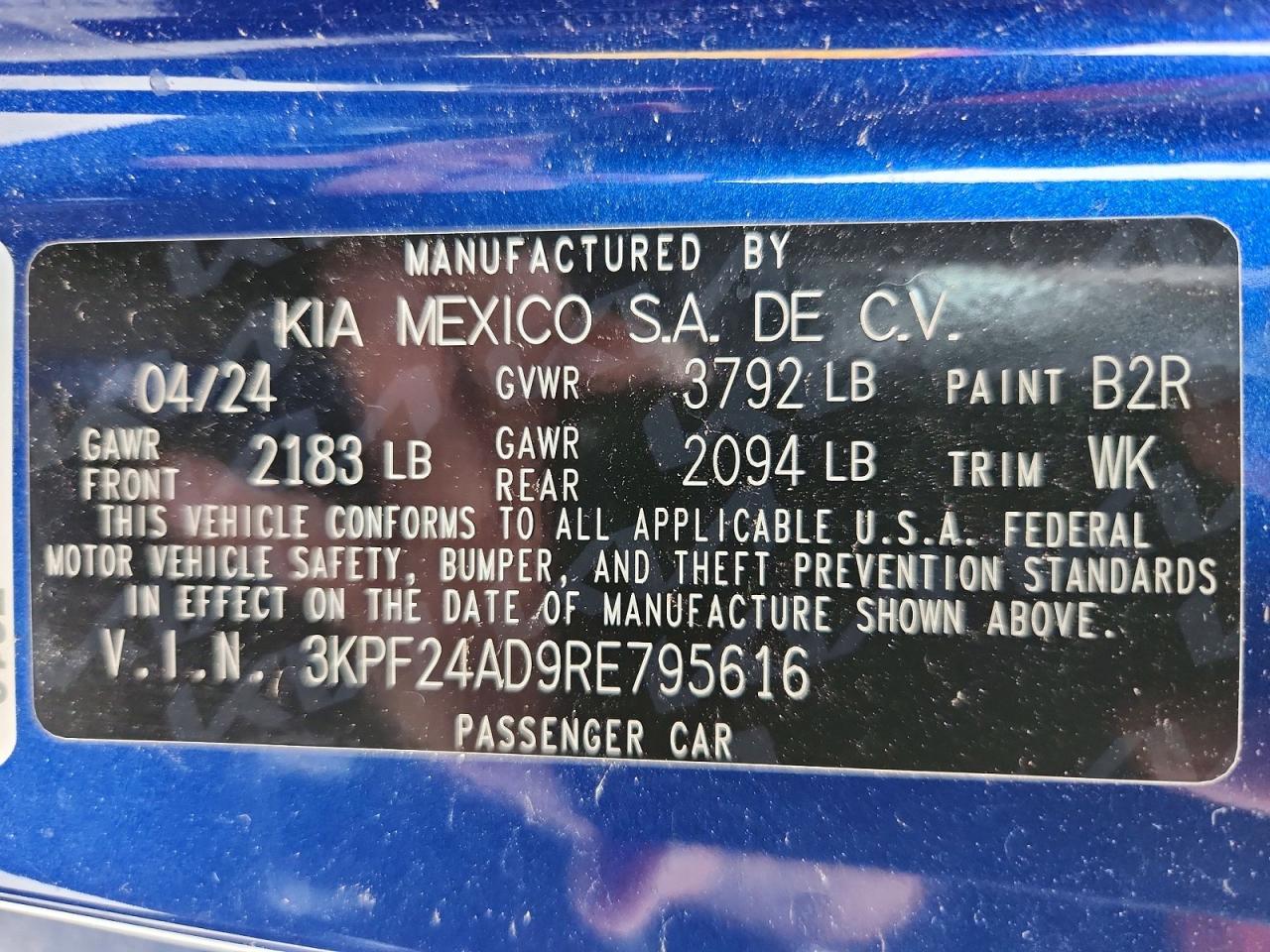 Kia Forte Lxs