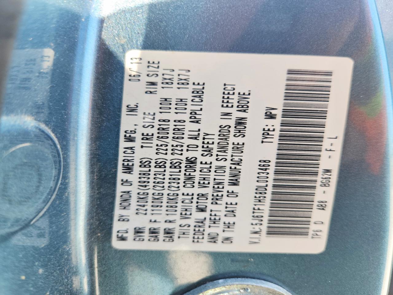 Honda Crosstour Exl