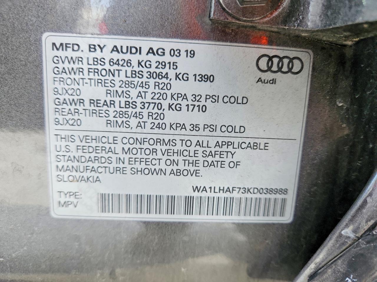 Audi Q7 Premium Plus